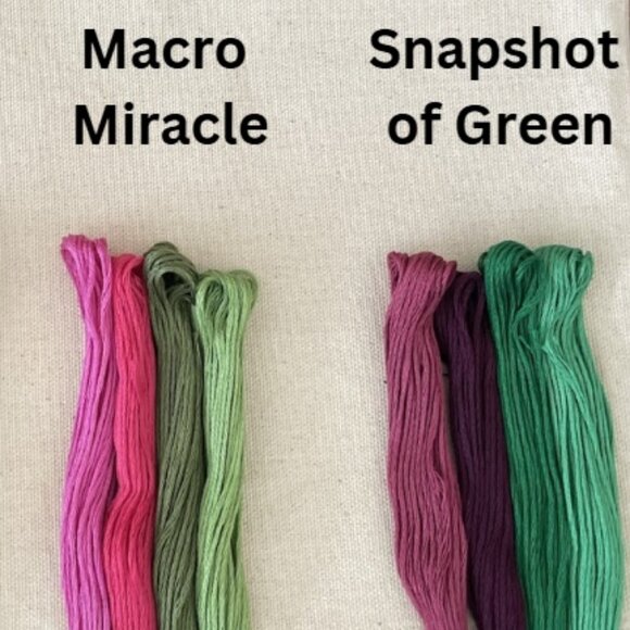 Hand Embroidered Wreath Initial "N" - Picture 4 of 5